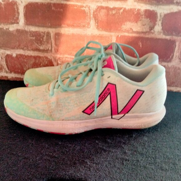 New Balance FuelCell 996v4 Shoes Women 10 Light Blue Pink Lace Up Athletic - Picture 1 of 12